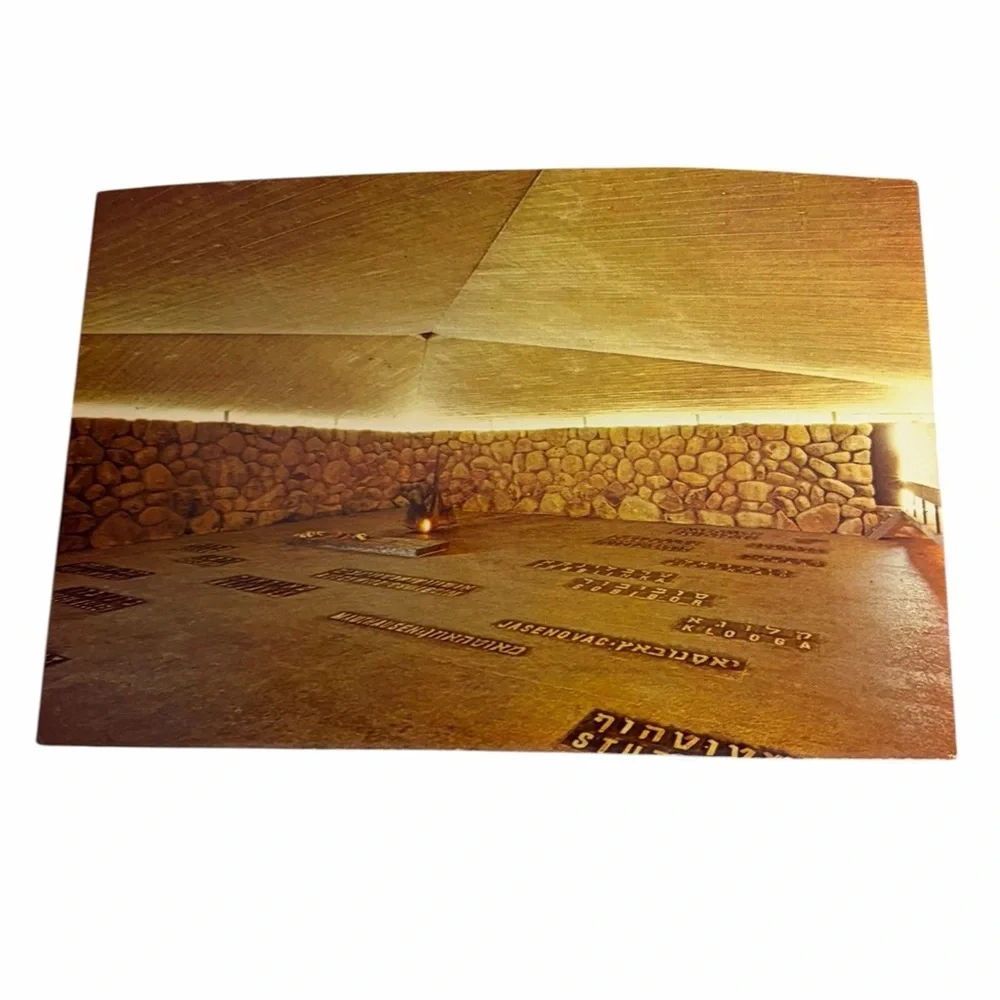 Historic Memorial Interior Postcard‑Style Print – Stone Tomb Architecture